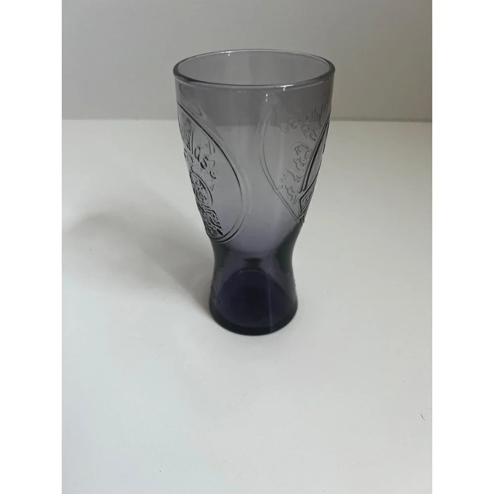 McDonald's Retro 1955 Speedy Hamburger Coke Purple‎ Glass